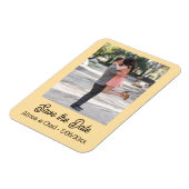 Save the date magnet personalized photo (Linke Seite)