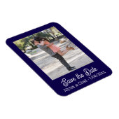 Save the date magnet personalized photo (Rechte Seite)