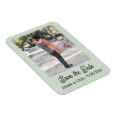 Save the date magnet personalized photo (Rechte Seite)