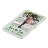 Save the date magnet personalized photo (Linke Seite)