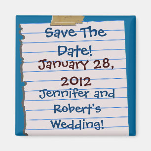 Save The Date! Magnete Magnet