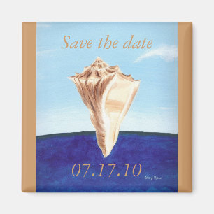 Save the Date Magneten, Tritonshorn Magnet