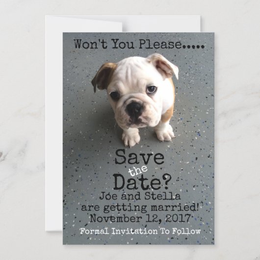 Save the Date magnetisch Magneteinladung (Vorderseite)