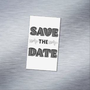 Save the Date Magnetische Visitenkarte