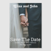 Save the Date Magnetkarte (Vorderseite)