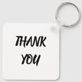 Save the Date Magnetkartenelegante Schlüsselanhänger (Rückseite)