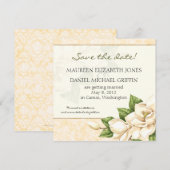 Save the Date - Magnolia Damask (Vorne/Hinten)
