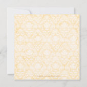 Save the Date - Magnolia Damask (Rückseite)
