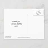 Save The Date Magnolia Flower Blossoms  Ankündigungspostkarte (Rückseite)