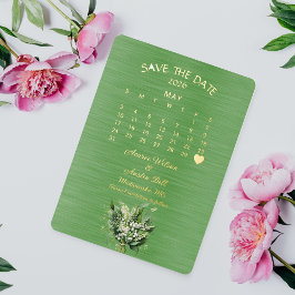 Save the Date Mai 2026 Hochzeit Folieneinladung