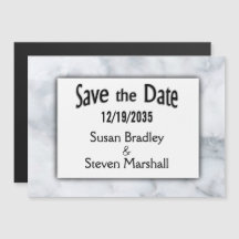 Save the Date Marble