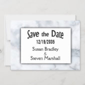 Save the Date Marble Magneteinladung (Vorderseite)