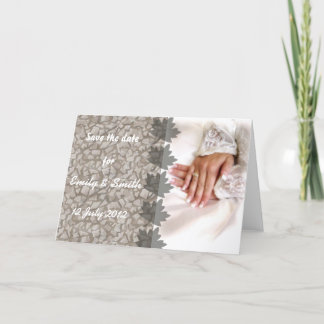 Save the Date Marmor und Weiß ergänzen Ihr eigenes Ankündigung