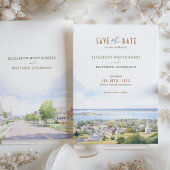 Save the Date Martha's Vineyard, Massachusetts Einladung