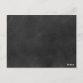 Save the Date Mason Jar String Lights Boho Foto Postkarte (Rückseite)