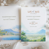 Save the Date Maui, Hawaii Zielort Einladung