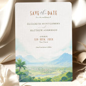 Save the Date Maui, Hawaii Zielort Einladung