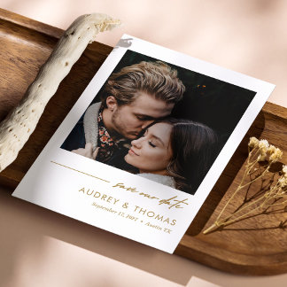 Save the Date Minimalistische Karte für das benutz