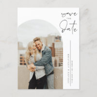 Save the Date Minimalistisches Foto