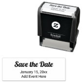 Save the Date mit Ereignisnamenvorlage Permastempel (Beispiel)