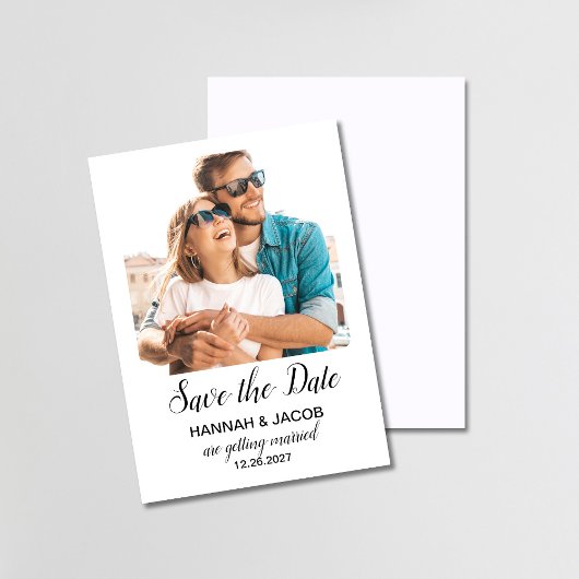Save the Date mit Foto Ankündigung