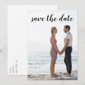Save the Date mit Foto Einladung (Vorne/Hinten)