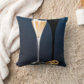 Save the Date mit goldfarbenen Ringen Kissen (Decke)