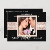 Save the Date mit Ihrem Foto Ankündigungspostkarte (Vorne/Hinten)