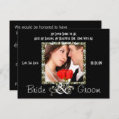 Save the Date mit Ihrem Foto Ankündigungspostkarte (Vorne/Hinten)