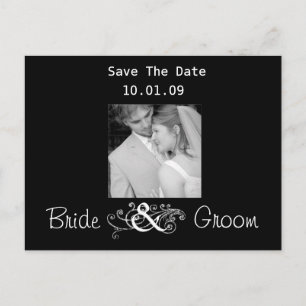 Save the Date mit Ihrem Foto Ankündigungspostkarte