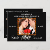 Save the Date mit Ihrem Foto Ankündigungspostkarte (Vorne/Hinten)