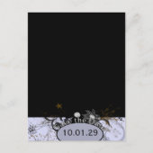 Save the Date mit IHREM Foto - Lavendel Ankündigungspostkarte (Vorderseite)