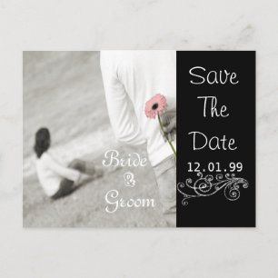 Save the Date mit Ihren Fotos Ankündigungspostkarte