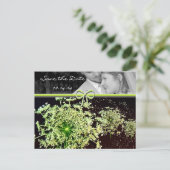 Save the Date mit Ihren Fotos Ankündigungspostkarte (Stehend Vorderseite)