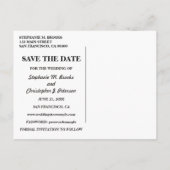 Save the Date mit "Red Balloon" / Website Ankündigungspostkarte (Rückseite)