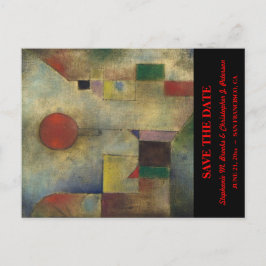 Save the Date mit "Red Balloon" / Website Ankündigungspostkarte