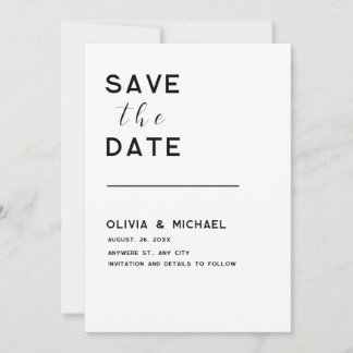 Save the Date Mitteilungskarte