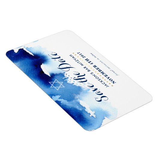 SAVE THE DATE MITZVAH MAGNET (Rechte Seite)