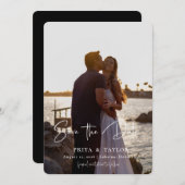 Save the Date Mod-Script-Fotokarte (Vorne/Hinten)