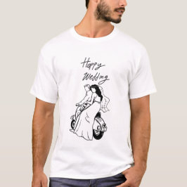 Save The Date Modern Minimal Wedding Design T-Shirt