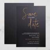 Save the Date Moderne Ankündigung (Vorne/Hinten)