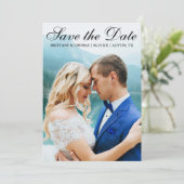 Save the Date Moderne Fotokarte SB (Stehend Vorderseite)