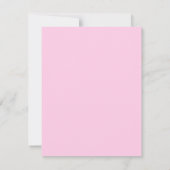 SAVE THE DATE moderne Kalligraphie-Schrift heiß ro (Rückseite)