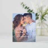 Save the Date Moderne Namen Foto VerticalV4 (Stehend Vorderseite)