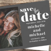 Save the Date Moderne Website zum Foto Hochzeiten