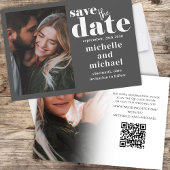 Save the Date Moderne Website zum Foto Hochzeiten