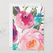 Save The Date | Moderner Aquarellgarten (Rückseite)