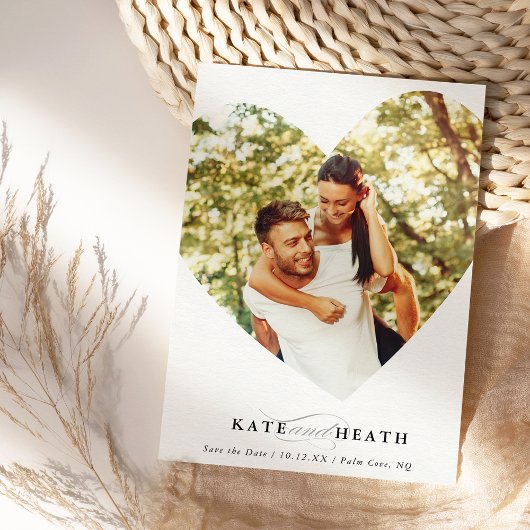 SAVE THE DATE modernes Foto Einladung