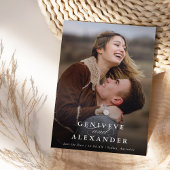 SAVE THE DATE modernes Foto-Overlay Einladung