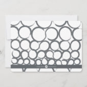 Save the Date Modernes Grau (Rückseite)